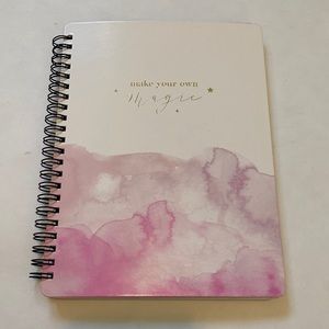 Make Your Own Magic Pink Marble Blank journal